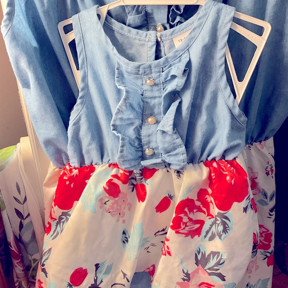 *BUNDLE SALE* Mommy & Me denim dresses